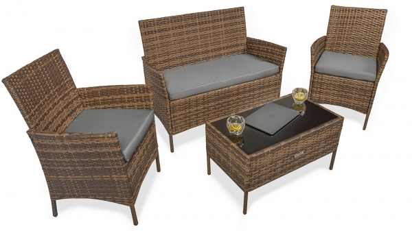 Комплект металевих меблів Classic Brazowy - Мікс (121003) коричневий 