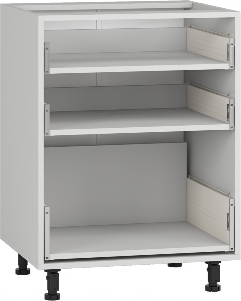 Тумба нижня Грейд 3 метабокси 600x820x522 мм сірий 