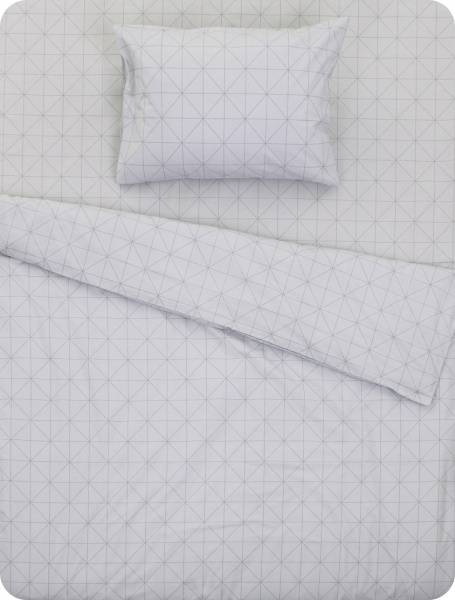 Комплект постельного белья Youth 1,5 светло-серый UP! (Underprice) 