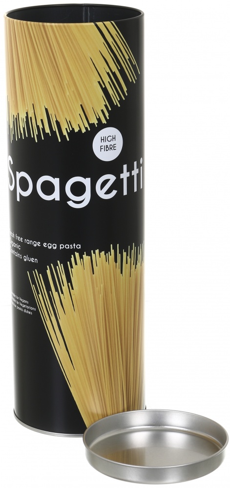 Емкость для хранения Flamberg Premium Loft Spagetti черная 27х9 см