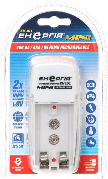 Зарядное устройство Енергія ЕН-101-U2 AA (R6, 316)AAA (R03, 286) 