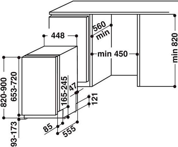 Встраиваемая посудомоечная машина Hotpoint Ariston HSIC3T127C