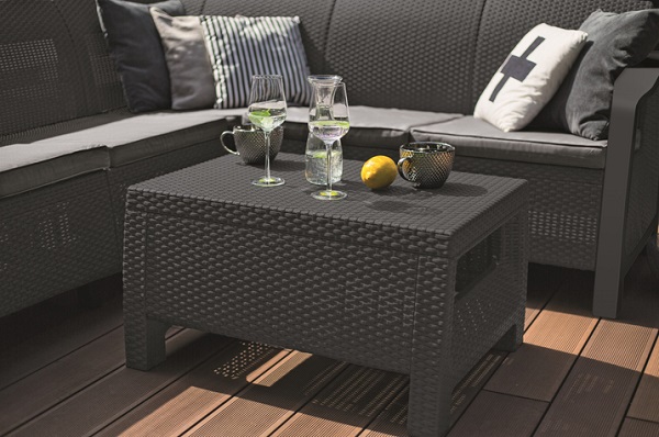 Комплект меблів Keter Bahamas Relax графіт 233612