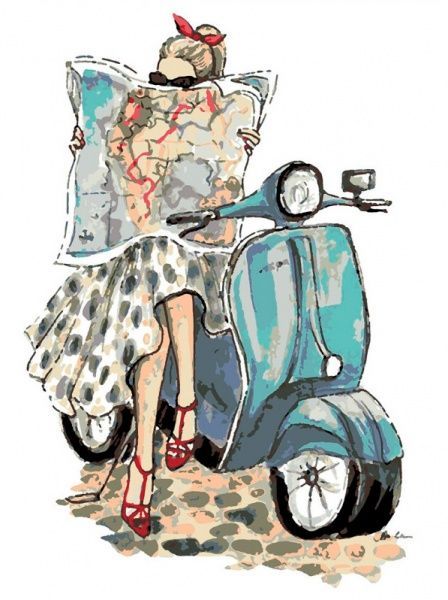 Картина по номерам Путешествие Rosa Start 