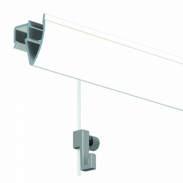 Комплект для подвеса двух картин Up Rail Комфорт 200 см 20 кг/м белый Artiteq