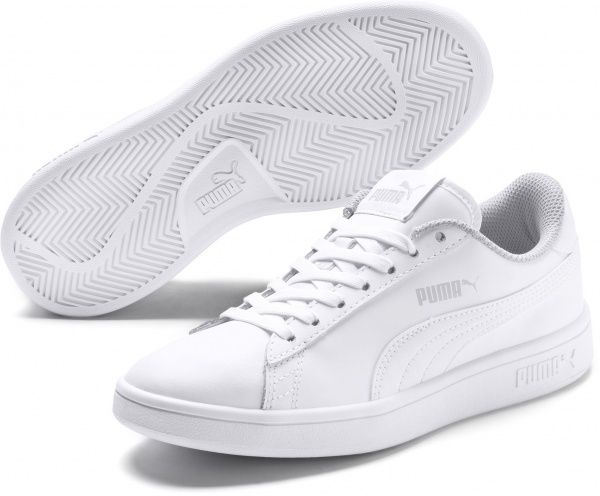 Кроссовки Puma Smash v2 L Jr 36517002 р.UK 5,5 белый