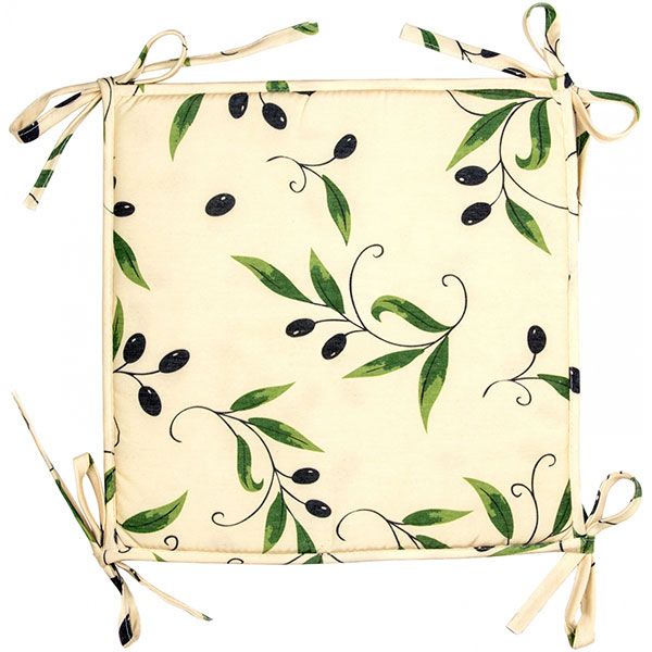 Подушка для табурету Underprice Гілка оливи 32x32 см