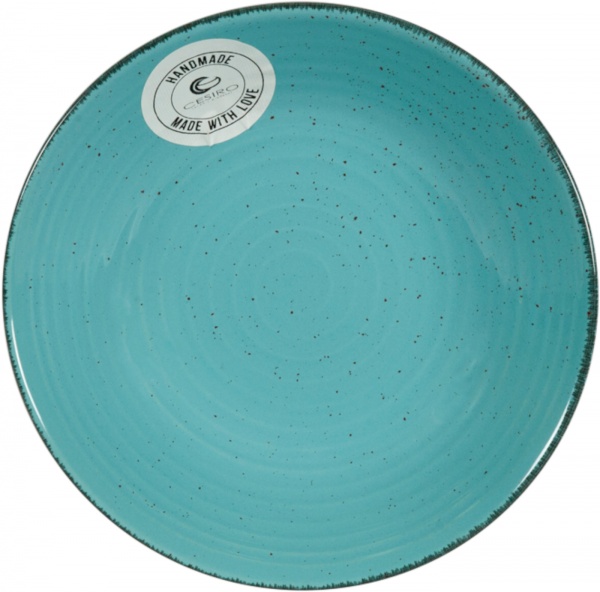 Тарілка супова Spiral 21 см лазурний (A2345S/G138) Cesiro