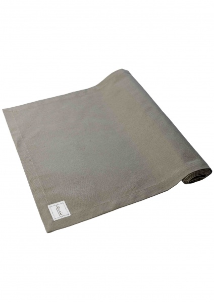 Дорожка (раннер) Цветок однотон серый 40x140 см La Nuit 