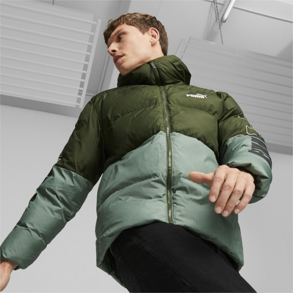 Пуховик Puma PUMA POWER HOODED JACKET 67538931 р.XL зелений
