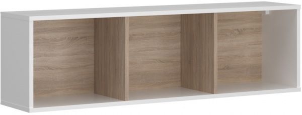 Шафка підвісна Arte дуб сонома / білий 