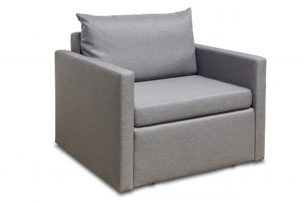 Кресло раскладное Мебель Прогресс Марсель серый 