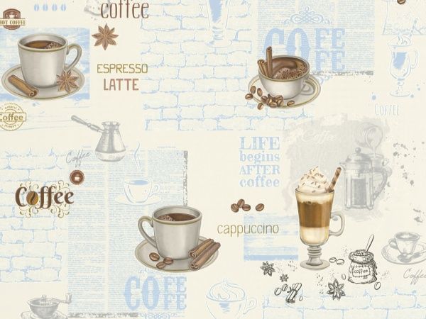 Шпалери вінілові на паперовій основі Слов'янські шпалери Expromt Латте 5754-03 0,53x10,05 м 