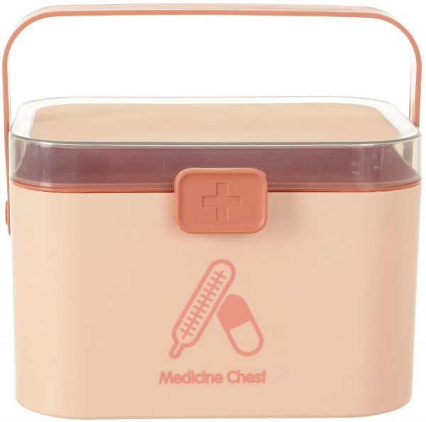 Органайзер декоративний для дрібниць Soft-рожевий багаторівневий з ручкою 17x18x24 см 