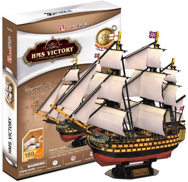 3D-пазл CubicFun HMS Victory T4019h