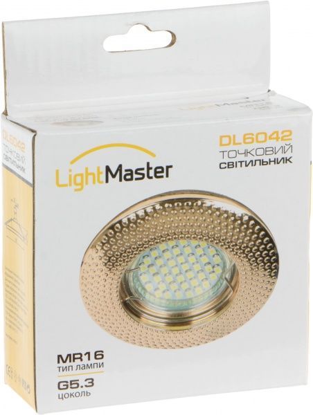 Светильник точечный LightMaster GU5.3 античное золото DL6042 античне золото 