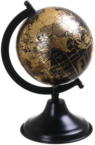 Глобус декоративный золотой 24 см A54910200