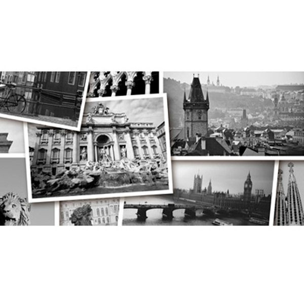 Декор Golden Tile Absolute Collage 1 чорний 300x600 мм