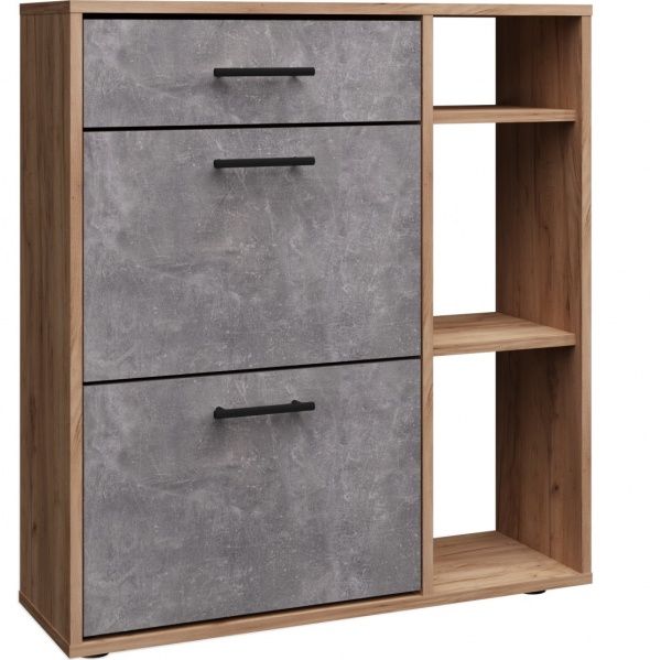 Тумба для взуття Visent Лоррі 900x300x1000 мм дуб крафт золотий 