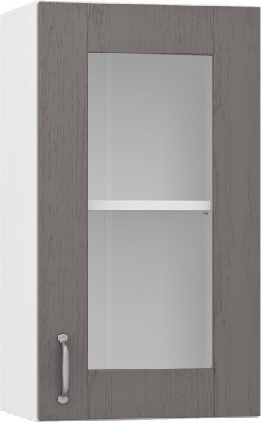 Шафа верхня МС Мері ВТ 40х72х31,5 см дуб платиновий/білий Грейд