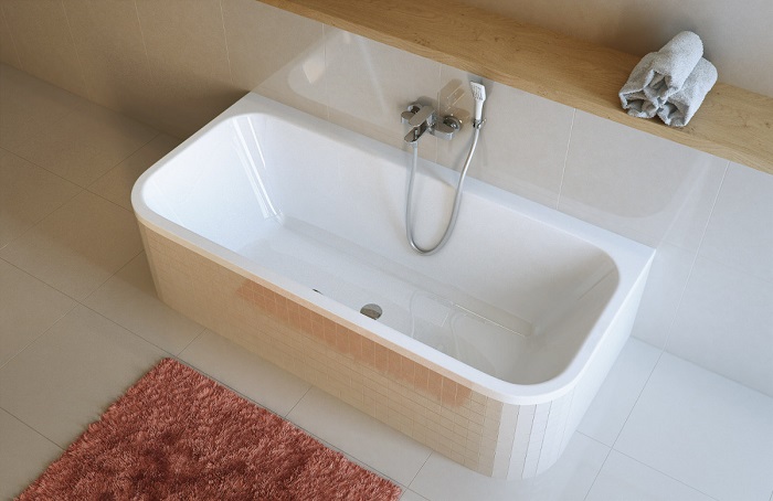 Ванна акриловая Excellent Oceana Arana 180х80 см с панелью WAEX.ARA18WH-SET без ножек