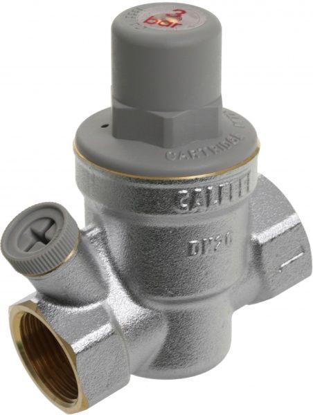 Редуктор Caleffi зниження тиску 3/4 з підключенням манометра 
