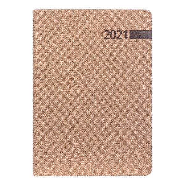 Щоденник А5 Boss 2021 бежевий Leo Planner