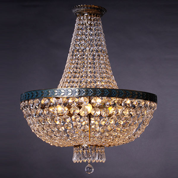 Люстра Altalusse INL-1118C-08 оксидированная античная бронза