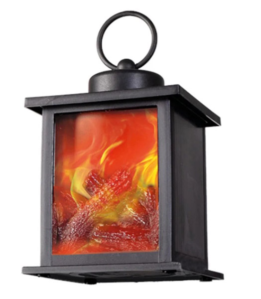 Настольная лампа декоративная ФАZА Камин FL-H19R черный 5018730