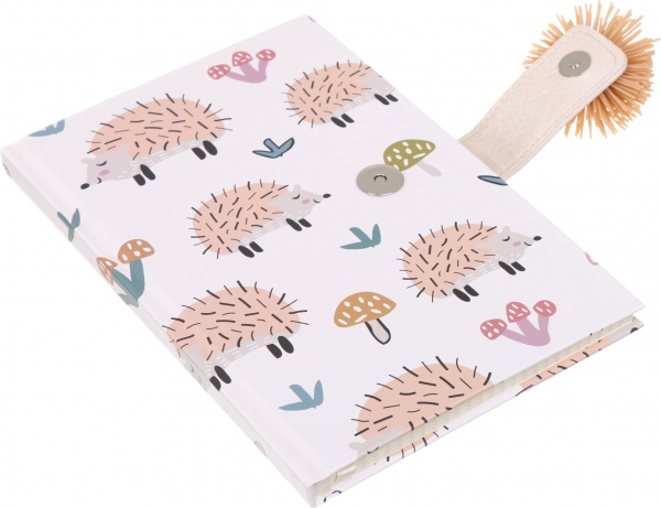Книга для записей Hedgehog с силиконовым помпоном А5