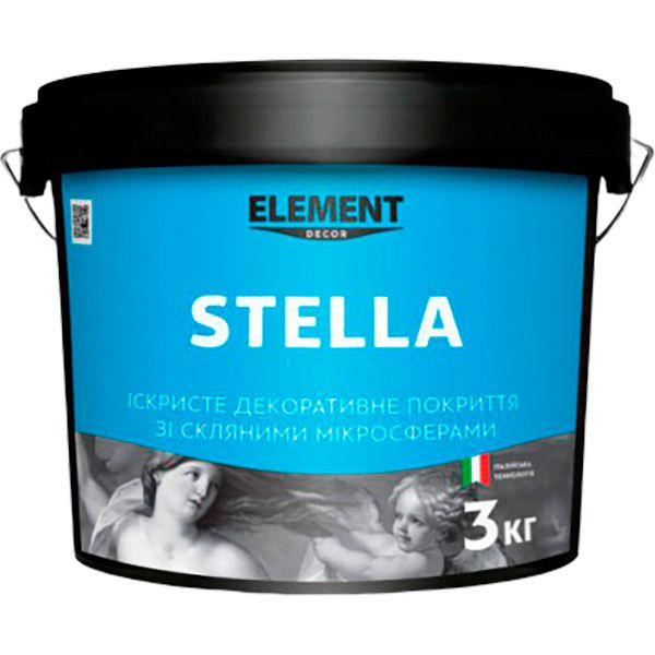Декоративное покрытие моделирующая Element Decor Stella 3 кг полупрозрачный