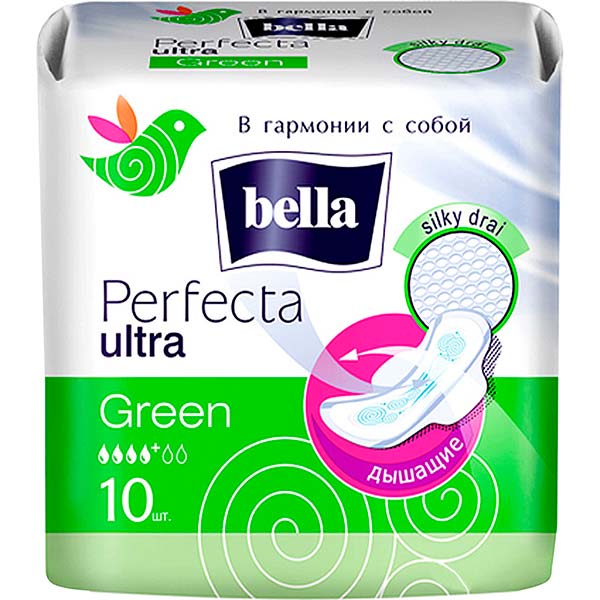 Прокладки гигиенические Bella Perfecta Ultra Green normal 10 шт.