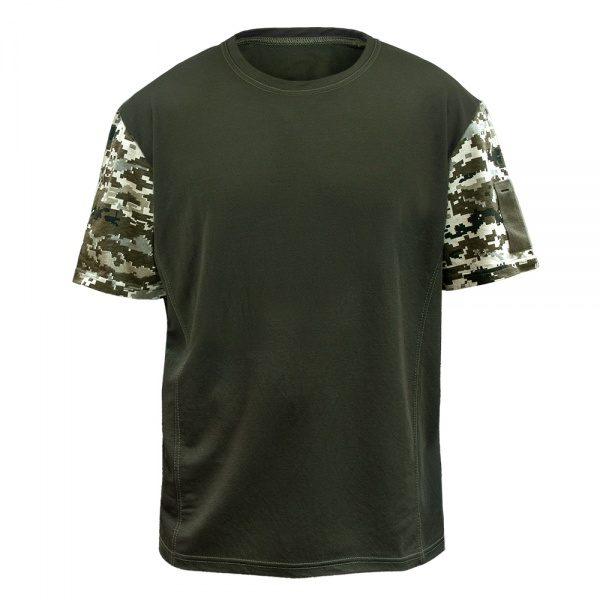 Футболка Expert ® Тактическая Микролакоста Темная Олива р.L пиксель
