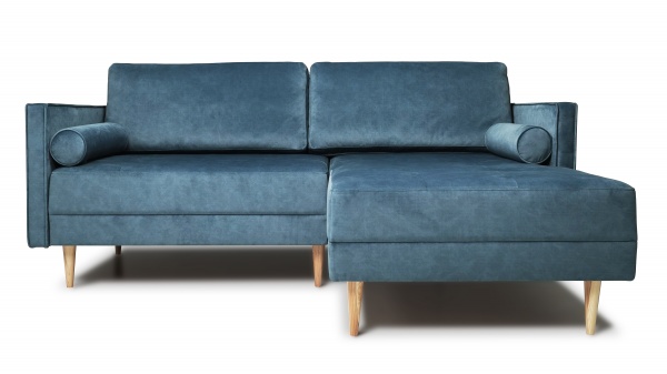 Диван угловой VECTOR Kито UD правый синий 2150x1700x945 мм