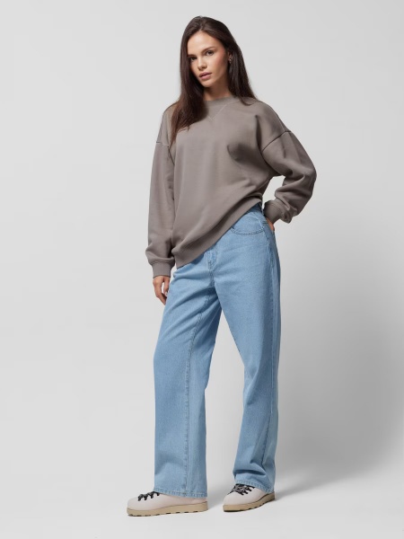 Свитшот Outhorn SWEATSHIRT F0733 OTHAW23TSWSF0733-82S р.S бежевый