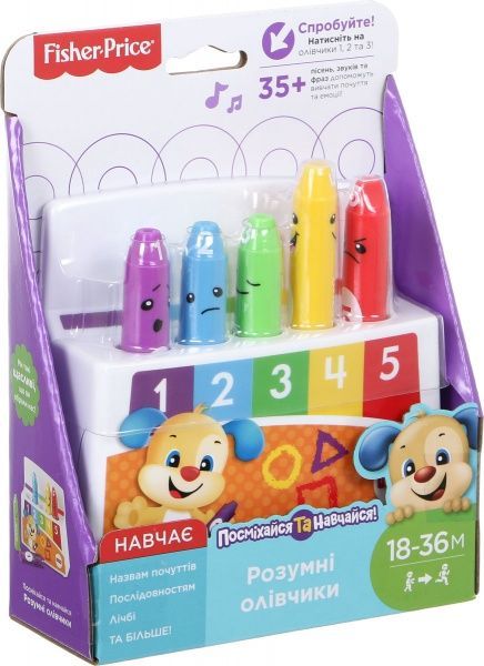 Игрушка развивающая Fisher Price Умные карандашики (укр.) FLN98