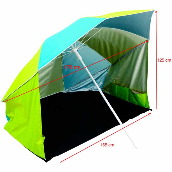 Пляжный тент Time Eco ТЕ-008 голубой