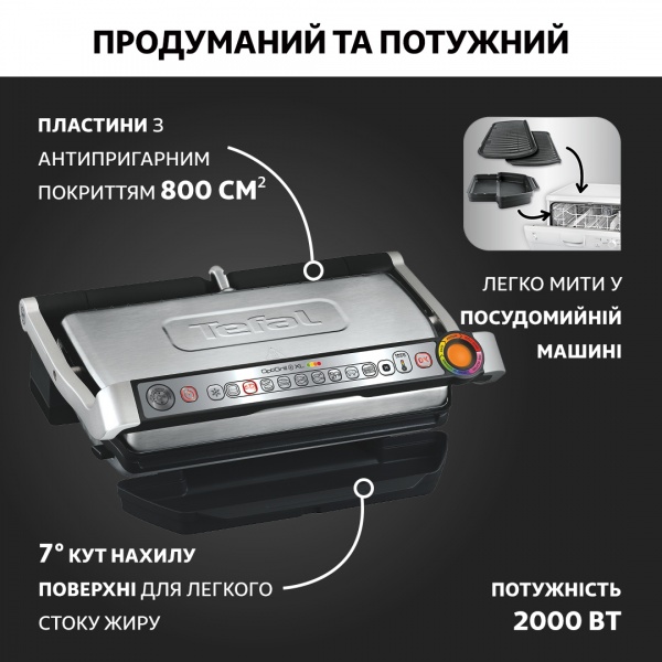 Контактный гриль Tefal GC724D12 