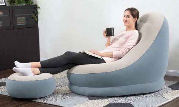 Крісло надувне Bestway Comfort cruiser 122х81 см в асортименті