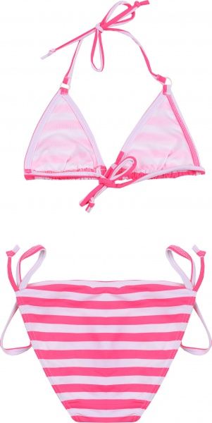 Купальник для дівчаток Bibo 8001 р.92 рожево-білий 