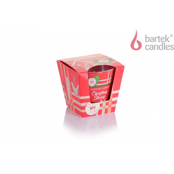 Свеча Рождественские истории (стекло 115 г) Bartek Candles
