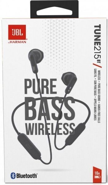 Навушники JBL® Tune 215BT black (JBLT215BTBLK) 