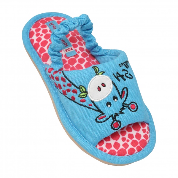 Тапочки детские для девочки Home Story р.27 голубой 210254-4 