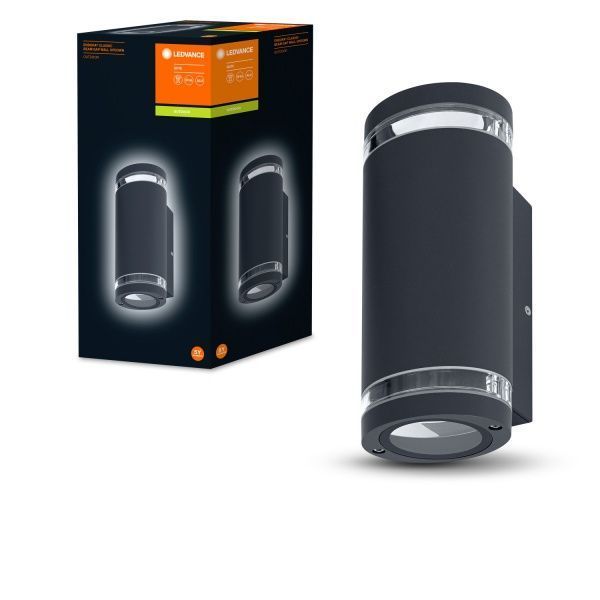 Бра Ledvance Endura Classic Beam Gap Wall Updown GU10 IP44 темно-серый 
