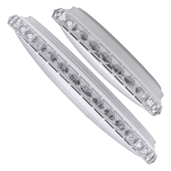 Світильник світлодіодний V-WATT Kristy коло 2 шт./уп. пульт ДУ 50 Вт білий 3000-6000 К 