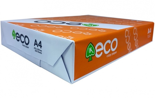 Папір офісний IQ ECO A4 80 г/м Еко А 500 арк. білий 