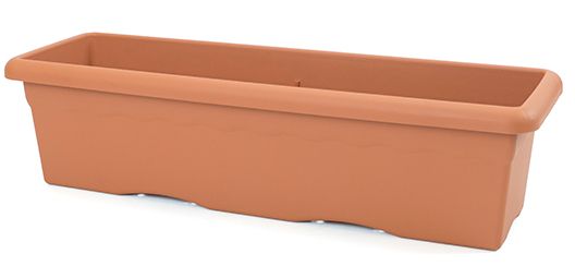 Горщик пластиковий Plastiken Terra Jardinera 7505 прямокутний 44 л теракот (7505 Ter) 
