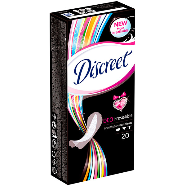 Ежедневные прокладки Alldays Discreet Deo Irresistible Multiform Single 20 шт