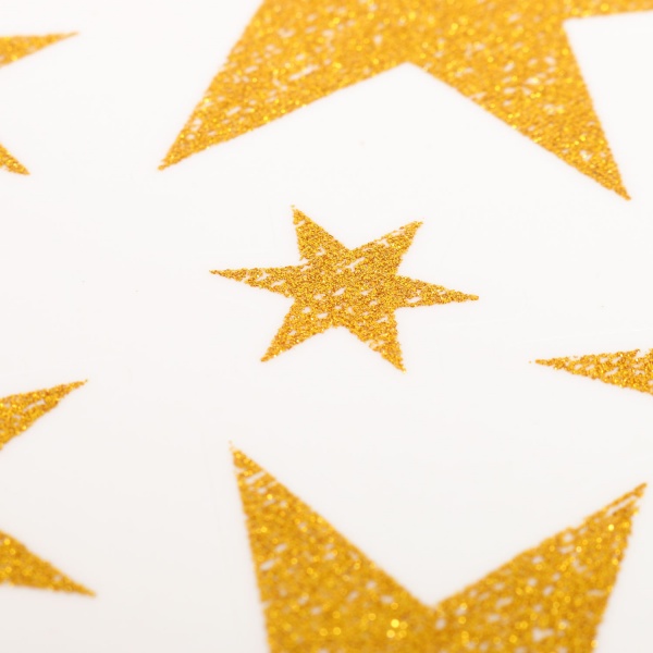 Декоративная наклейка Звезды BCC001170 в ассортименте 21х34 см