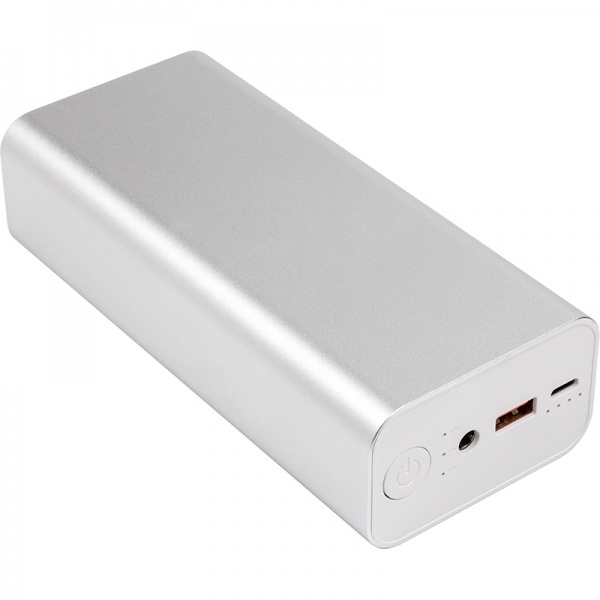 Універсальна мобільна батарея PowerPlant 30000 mAh silver (PB930548) 